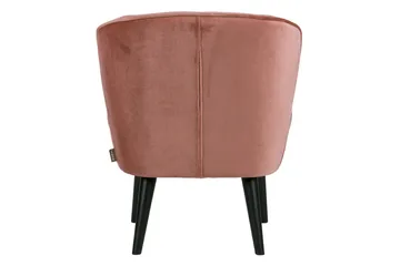 Serra Sammetsfåtölj - Rosa - Möbler - Fåtölj & stolar - Fåtölj - Sammetsfåtölj