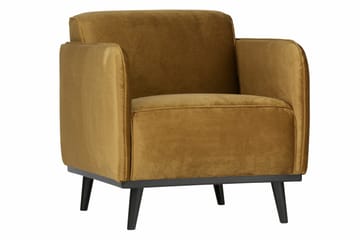 Statement Sammetsfåtölj - Honungsgul - Möbler - Fåtölj & stolar - Fåtölj