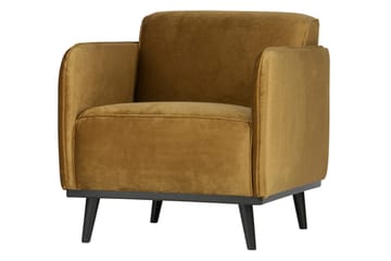 Statement Sammetsfåtölj - Honungsgul - Möbler - Fåtölj & stolar - Fåtölj