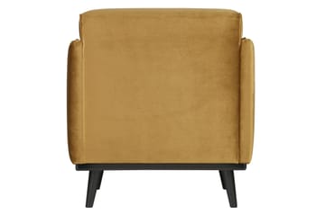 Statement Sammetsfåtölj - Honungsgul - Möbler - Fåtölj & stolar - Fåtölj