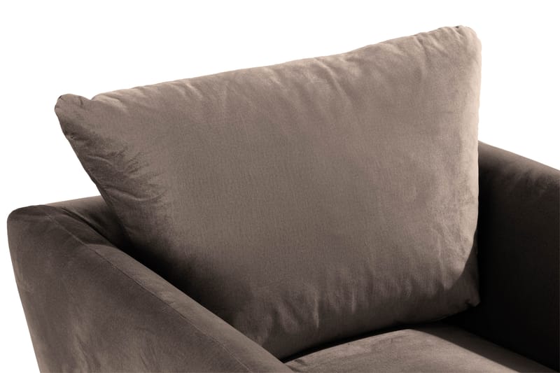 Trend Fåtölj med Fotpall - Mullvad Sammet - Möbler - Fåtölj & stolar - Fåtölj - Fåtölj med fotpall