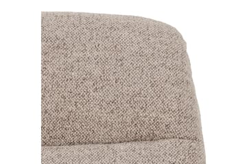 Sammo Modern Fåtölj i Tyg med Metallunderrede - Beige - Möbler - Fåtölj & stolar - Fåtölj