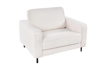 Fåtölj Savalen - Vit, Svart - Möbler - Fåtölj & stolar - Fåtölj