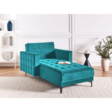 schäslong Aberdeen - Havsblå, Svart - Möbler - Soffa - Modulsoffa - Övriga moduler till modulsoffa