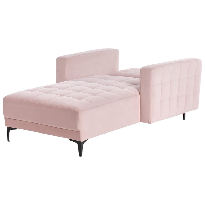schäslong Aberdeen - Rosa, Svart - Möbler - Soffa - Modulsoffa - Övriga moduler till modulsoffa