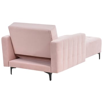 schäslong Aberdeen - Rosa, Svart - Möbler - Soffa - Modulsoffa - Övriga moduler till modulsoffa
