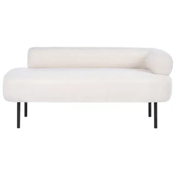 Schäslong Mirmande Högervänd - Off-White - Möbler - Soffa - Sammetssoffa
