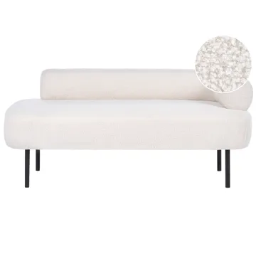 Schäslong Mirmande Högervänd - Off-White - Möbler - Soffa - Sammetssoffa
