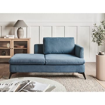 Schäslong Sievoz - Blå, Svart/Högervänd - Möbler - Fåtölj & stolar - Fåtölj - Liggfåtölj