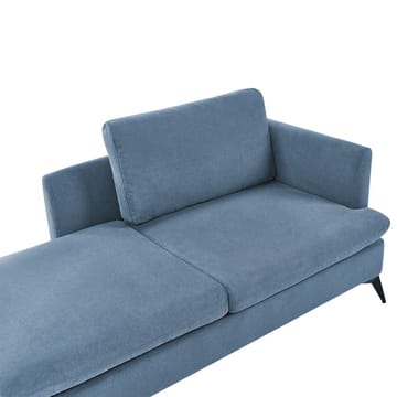 Schäslong Sievoz - Blå, Svart/Högervänd - Möbler - Fåtölj & stolar - Fåtölj - Liggfåtölj