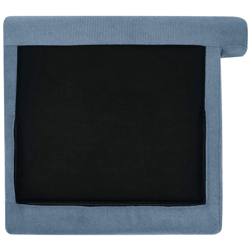 Schäslong Sievoz - Blå, Svart/Högervänd - Möbler - Fåtölj & stolar - Fåtölj - Liggfåtölj