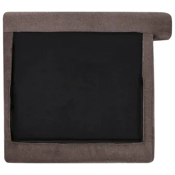 Schäslong Sievoz - Brun, Svart/Högervänd - Möbler - Fåtölj & stolar - Fåtölj - Liggfåtölj