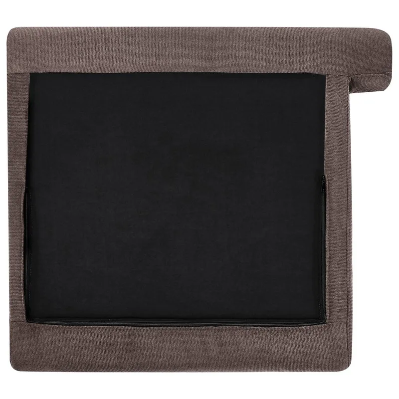 Schäslong Sievoz - Brun, Svart/Högervänd - Möbler - Fåtölj & stolar - Fåtölj - Liggfåtölj