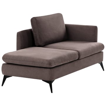 Schäslong Sievoz - Brun, Svart/Högervänd - Möbler - Fåtölj & stolar - Fåtölj - Liggfåtölj