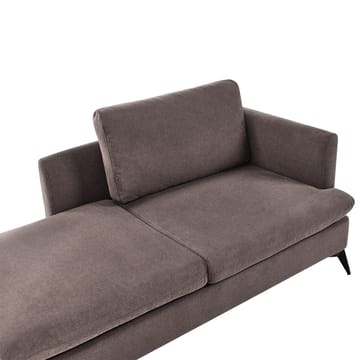 Schäslong Sievoz - Brun, Svart/Högervänd - Möbler - Fåtölj & stolar - Fåtölj - Liggfåtölj