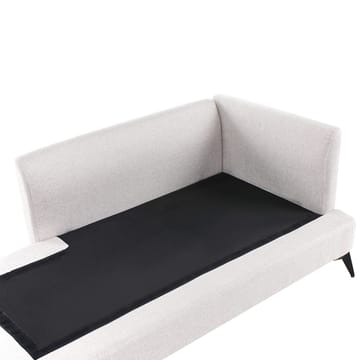 Schäslong Sievoz - Ljubeige, svart/Högervänd - Möbler - Fåtölj & stolar - Fåtölj - Liggfåtölj