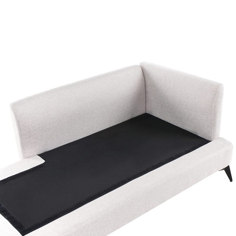 Schäslong Sievoz - Ljubeige, svart/Högervänd - Möbler - Fåtölj & stolar - Fåtölj - Liggfåtölj