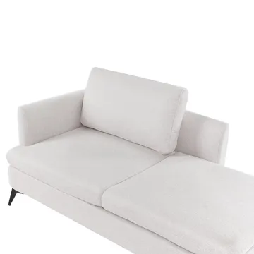 Schäslong Sievoz - Ljubeige, svart/Vänstervänd - Möbler - Fåtölj & stolar - Fåtölj - Liggfåtölj
