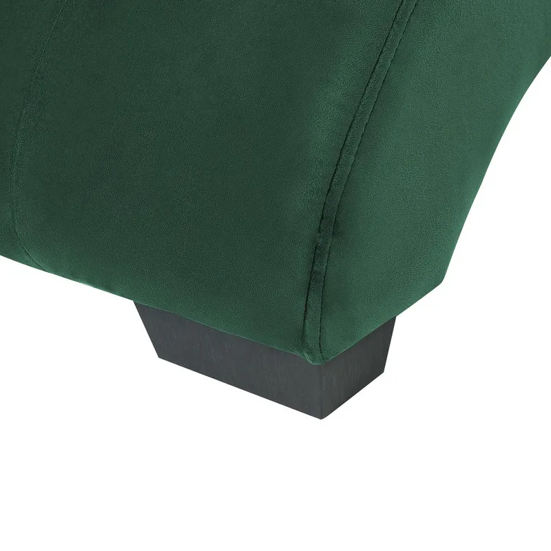 Schäslong Simorre - Grön, Svart, Silver - Möbler - Fåtölj & stolar - Fåtölj - Liggfåtölj