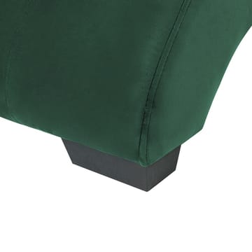 Schäslong Simorre - Grön, Svart, Silver - Möbler - Fåtölj & stolar - Fåtölj - Liggfåtölj