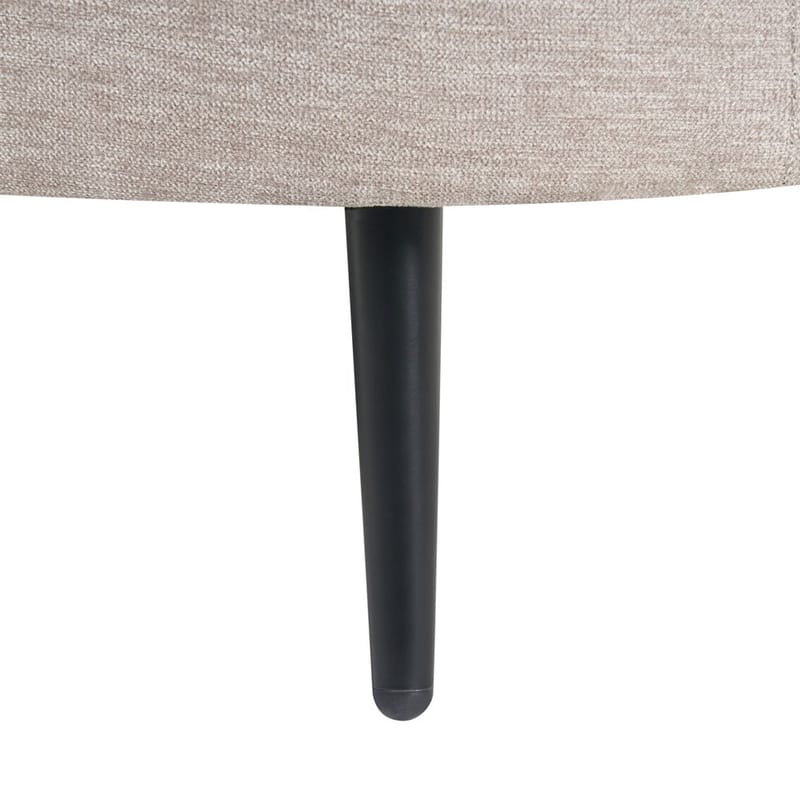 Schäslong Valreas - Beige, svart/Vänstervänd - Möbler - Fåtölj & stolar - Fåtölj - Liggfåtölj