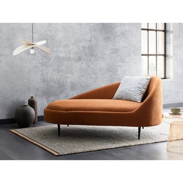 Schäslong Valreas - Orange, svart/Högervänd - Möbler - Fåtölj & stolar - Fåtölj - Liggfåtölj