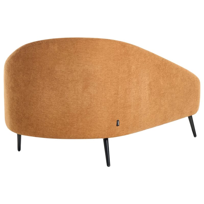 Schäslong Valreas - Orange, svart/Högervänd - Möbler - Fåtölj & stolar - Fåtölj - Liggfåtölj