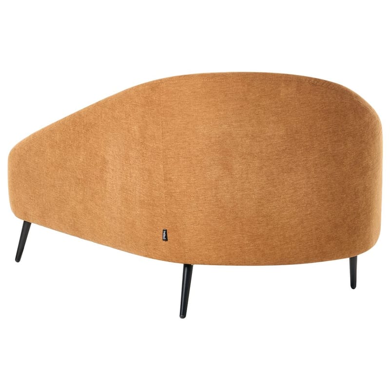 Schäslong Valreas - Orange, svart/Vänstervänd - Möbler - Fåtölj & stolar - Fåtölj - Liggfåtölj