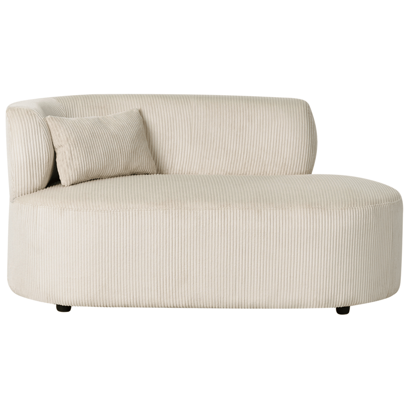 Schäslong Vanvey Vänstervänd - Ljusbeige - Möbler - Soffa - Dagbädd
