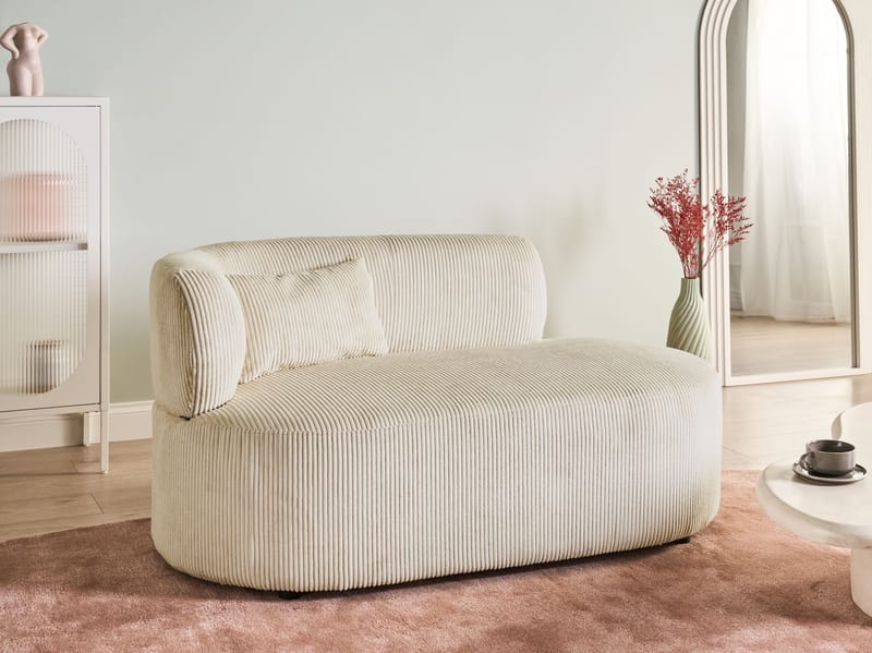Schäslong Vanvey Vänstervänd - Ljusbeige - Möbler - Soffa - Dagbädd