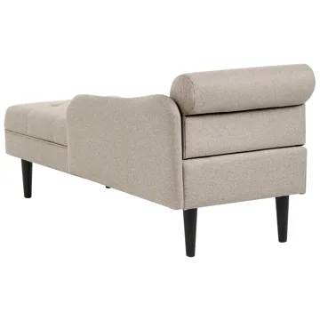 Schäslong Yvoire Vänstervänd - Beige - Möbler - Soffa - Dagbädd