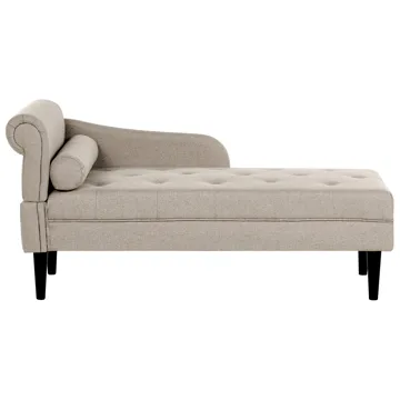 Schäslong Yvoire Vänstervänd - Beige - Möbler - Soffa - Dagbädd
