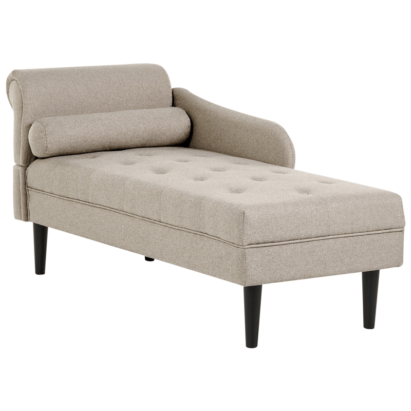 Schäslong Yvoire Vänstervänd - Beige - Möbler - Soffa - Dagbädd