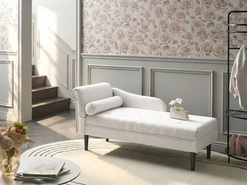 Schäslong Yvoire Vänstervänd - Off-White - Möbler - Soffa - Dagbädd