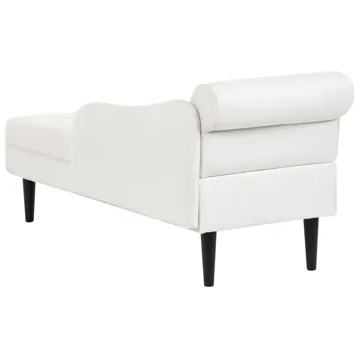 Schäslong Yvoire Vänstervänd - Off-White - Möbler - Soffa - Dagbädd