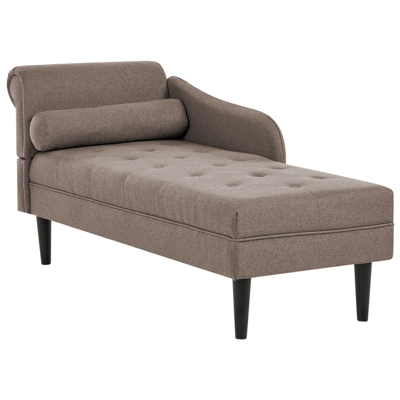 Schäslong Yvoire Vänstervänd - Taupe - Möbler - Soffa - Dagbädd