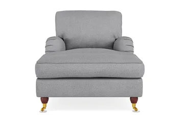 Howard Lyx Divanfåtölj - Grå - Möbler - Fåtölj & stolar - Fåtölj - Schäslongfåtölj & divanfåtölj