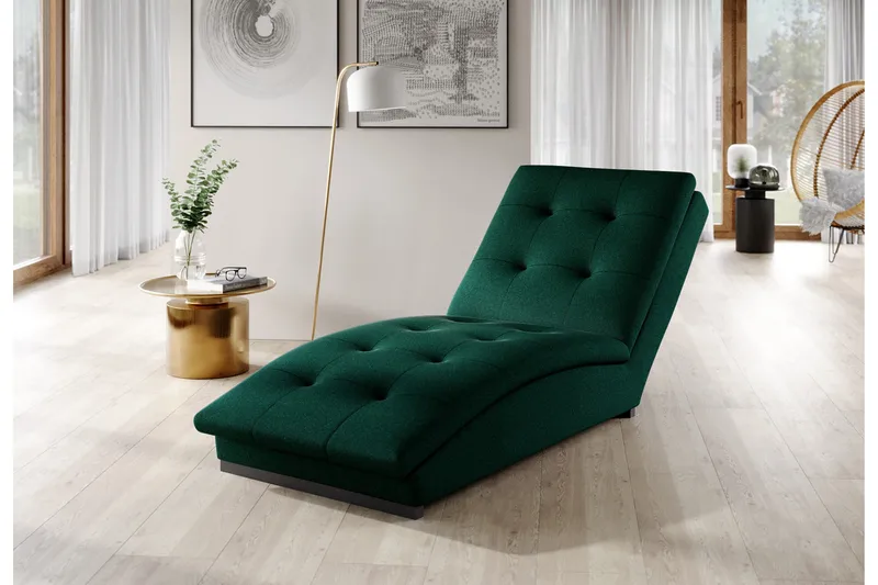 Manwi Schäslongfåtölj, Grön