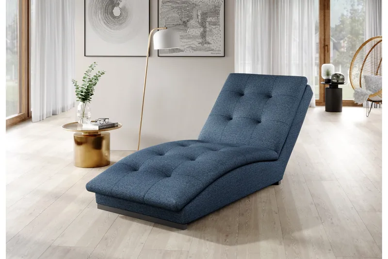 Manwi Schäslongfåtölj, Gul