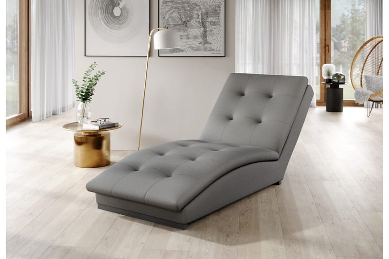 Manwi Schäslongfåtölj, Ljusgrå