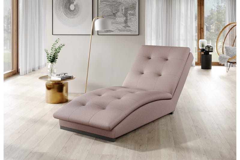 Manwi Schäslongfåtölj, Rosa