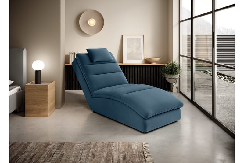 Masaji Schäslongfåtölj, Blå