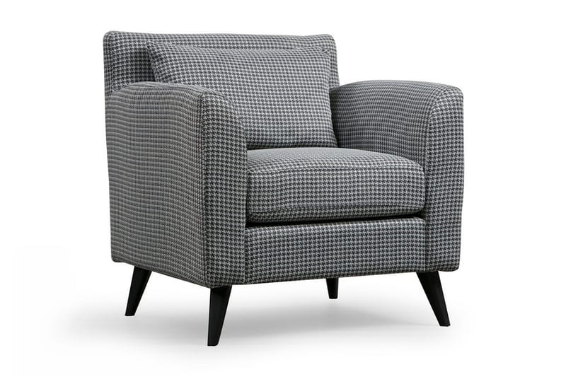 Selder Fåtölj, Mönstrad/Svart