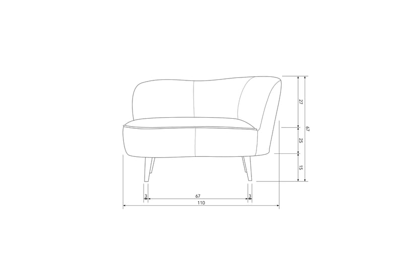 Serra Loungefåtölj - Grön - Möbler - Fåtölj & stolar - Fåtölj