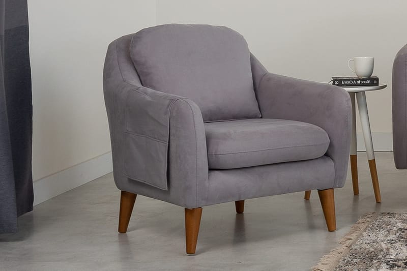 Sheku Fåtölj med Armstöd - Grå - Möbler - Fåtölj & stolar - Fåtölj