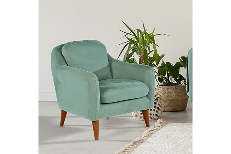 Sheku Fåtölj med Armstöd - Grön - Möbler - Fåtölj & stolar - Fåtölj