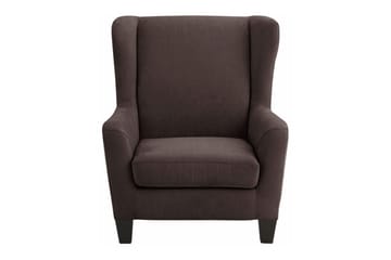 Silfa Fåtölj Microfiber - Brun - Möbler - Fåtölj & stolar - Fåtölj - Öronlappsfåtölj