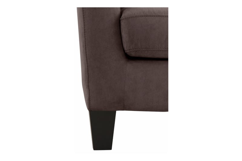 Silfa Fåtölj Microfiber - Brun - Möbler - Fåtölj & stolar - Fåtölj - Öronlappsfåtölj