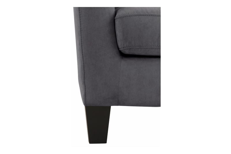 Silfa Fåtölj Microfiber - Grå - Möbler - Fåtölj & stolar - Fåtölj - Öronlappsfåtölj