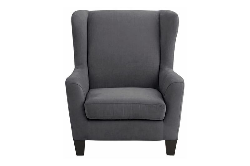Silfa Fåtölj Microfiber - Grå - Möbler - Fåtölj & stolar - Fåtölj - Öronlappsfåtölj